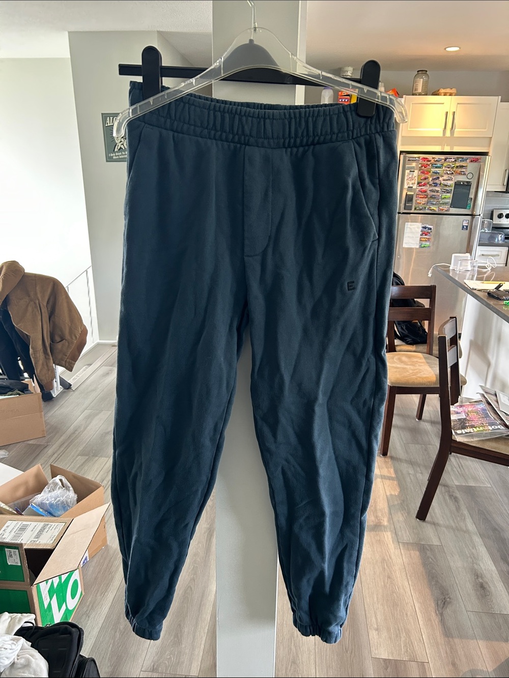 Everlane Men's Dark Navy Elastic Waist Joggers